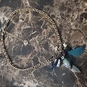 Betsey Johnson parrot necklace🦜